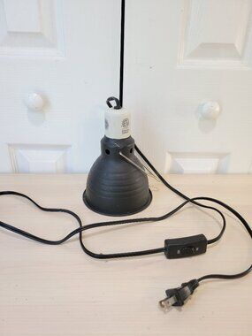 THRIVE 5.5" Reptile Deep Dome Lamp Fixture w/ Switch, Tested & Working EUC